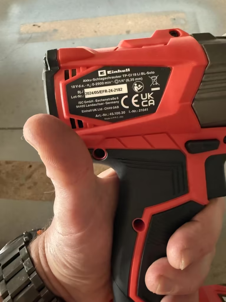 Zakrętarka udarowa Einhell TE-CI 18 Li BL-Solo