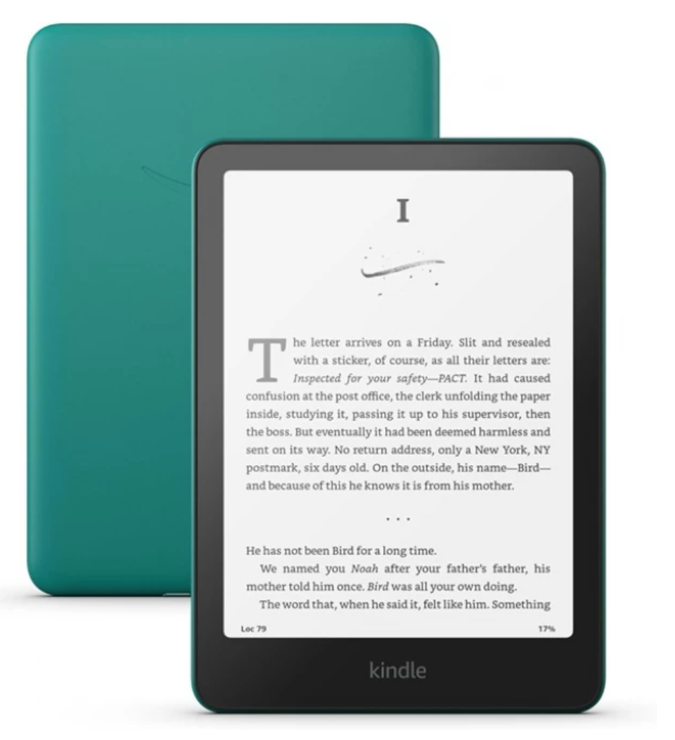 2x Czytnik Ebook Kindle Paperwhite (12 Generacja) 2024 7” glare-free 16GB Wi-Fi (z reklamami) Jade