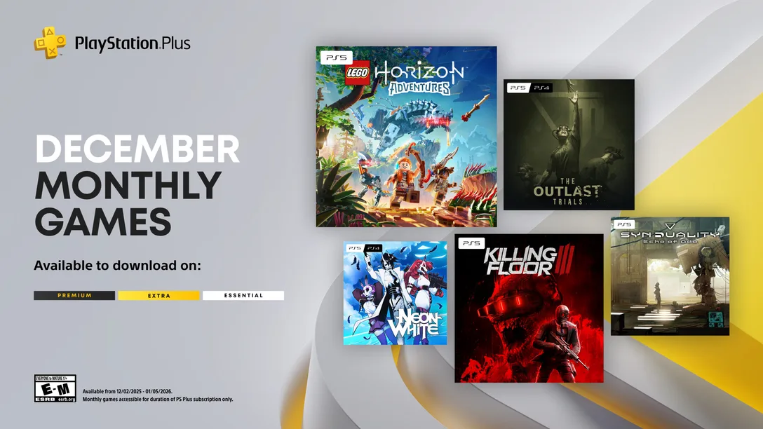 PlayStation Plus Essential na grudzień: LEGO Horizon Adventures, Killing Floor 3 i inne