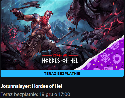 Jotunnslayer: Hordes of Hel  za darmo w sklepie Epic Games do jutra