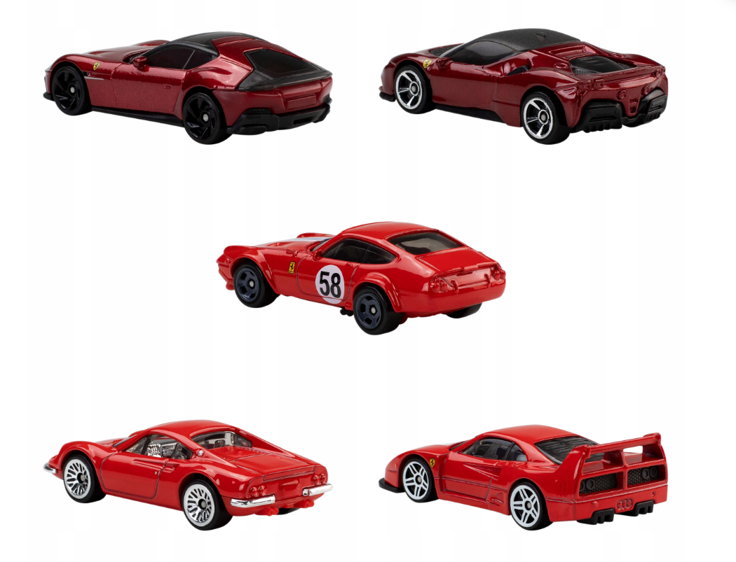 [Allegro] Hot Wheels 5-pack Ferrari