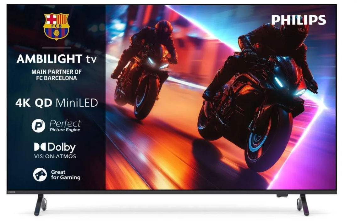 Telewizor Philips 65MLED920/­12 QD-Mini LED 65" 4K Ultra HD 120Hz Titan OS Dolby Atmos Czarny