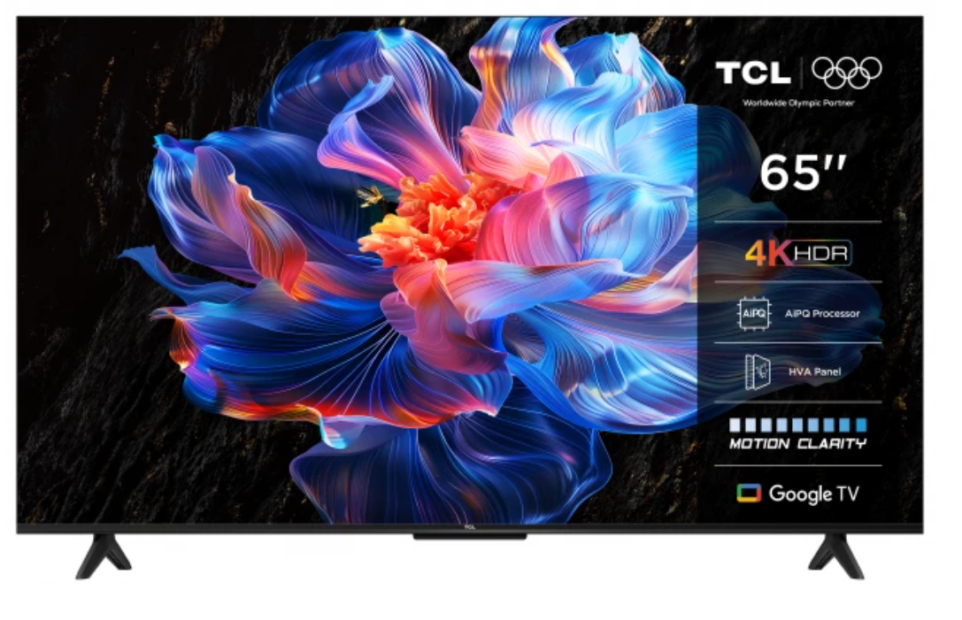 Telewizor TCL 65P69K LED 65'' 4K Ultra HD Google TV Dolby Atmos DVB-T2 Czarny