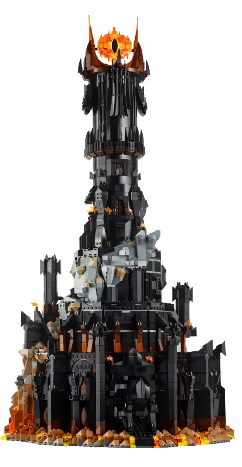 Klocki LEGO ICONS 10333 Władca pierścieni: Barad-dur