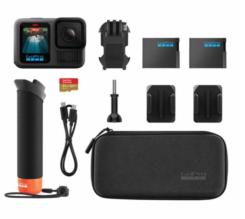 GoPro HERO13 Black Accessories Bundle – kamera sportowa 5.3K z akcesoriami
