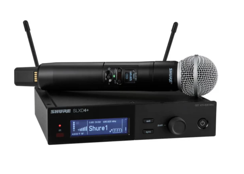 Shure SLXD24+E/­58-G65 - Mikrofon bezprzewodowy z kapsułą SM58