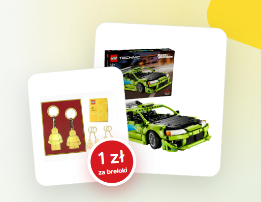 Kup wybrany zestaw LEGO i dobierz zestaw breloków za 1 zł