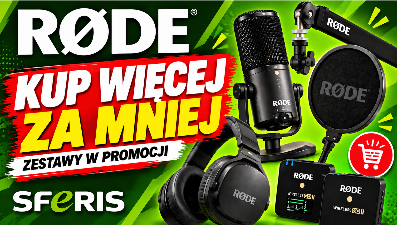 RØDE – kup więcej zapłać mniej | Zestawy w promocji na Sferis