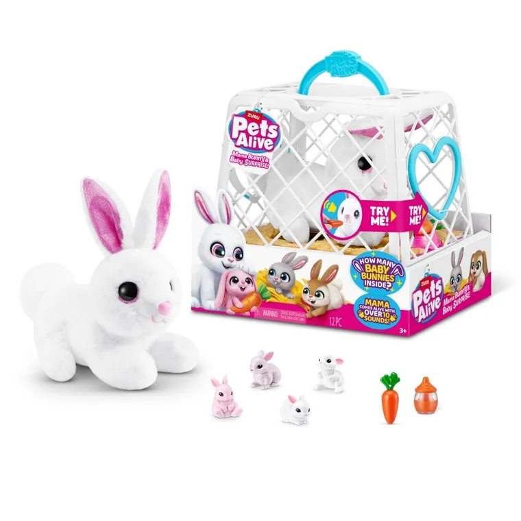 Zabawka dla dzieci Zuru Pets Alive Mama Bunny & Baby Surprise