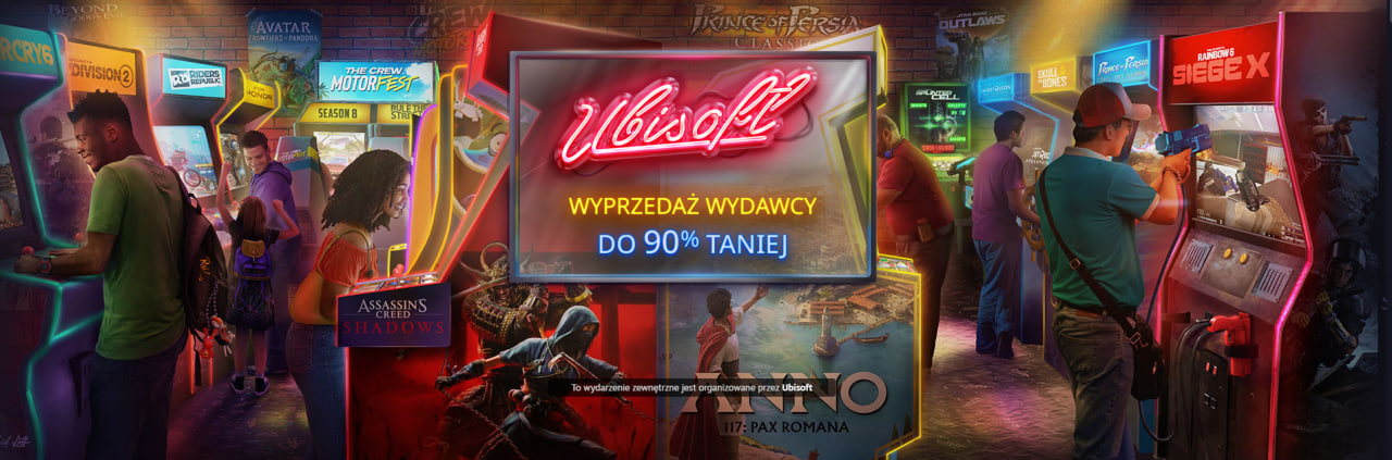 [Steam] Ubisoft - Wyprzedaż wydawcy do 90% taniej!