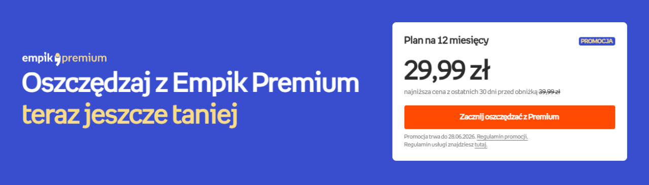 [Empik] Premium - subskrybcja na rok