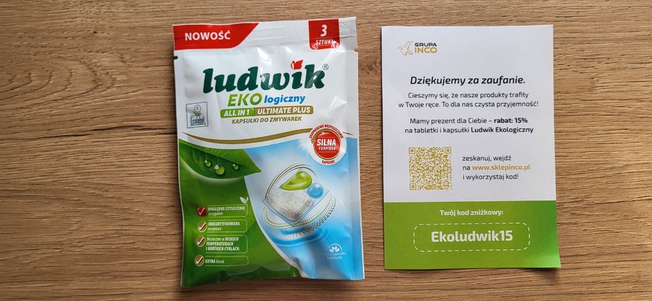 Darmowe próbki kapsułek Ludwik ultimate plus eco- facebook/insta