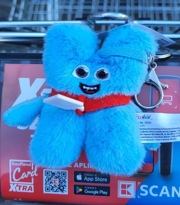 [Kaufland] Wymień 500 pkt na XTRA kupon i zdobądź niebieskiego pluszaka tylko za 1gr!