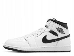 AIR JORDAN 1 MID - Sneakersy wysokie - biały