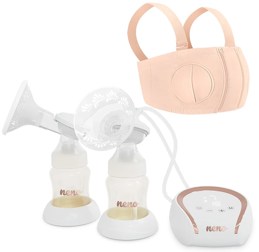 Podwójny laktator elektryczny Neno Bianco z gorsetem