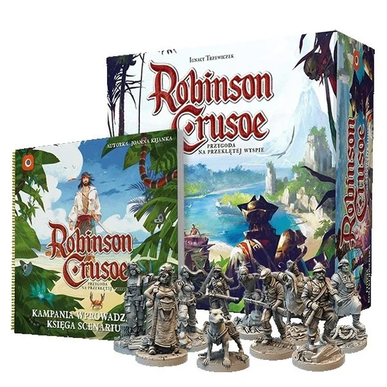 Gra przygodowa-planszowa Portal Games, Robinson Crusoe: Edycja Kolekcjonerska, gra przygodowa