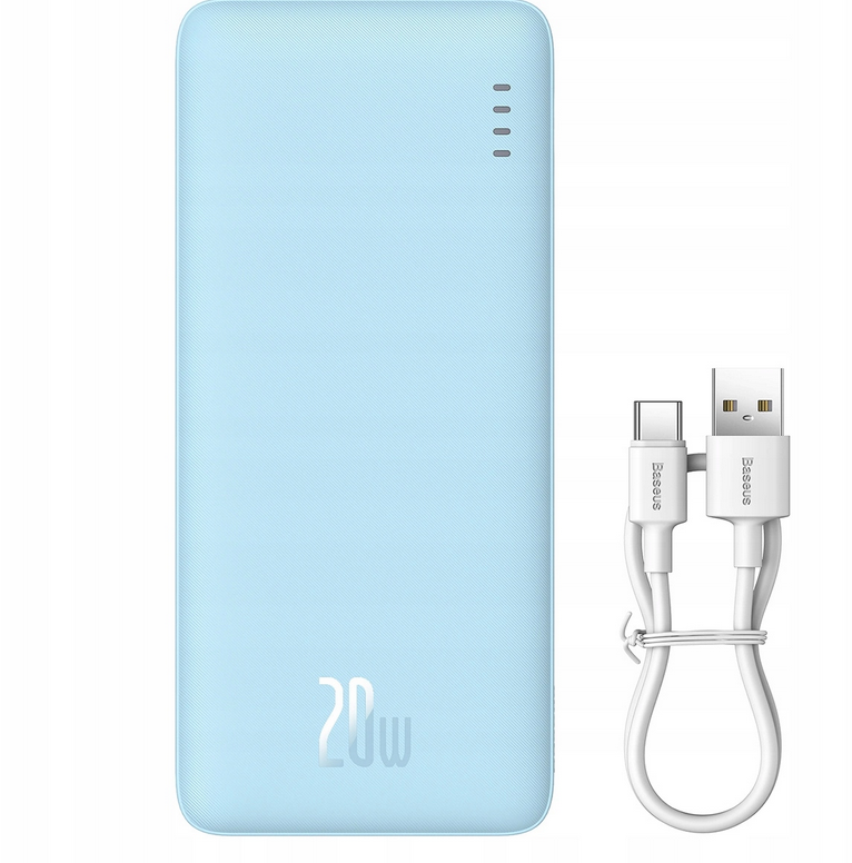 Powerbank Baseus Airpow 20W 20000mAh + kabel Baseus Simple Series