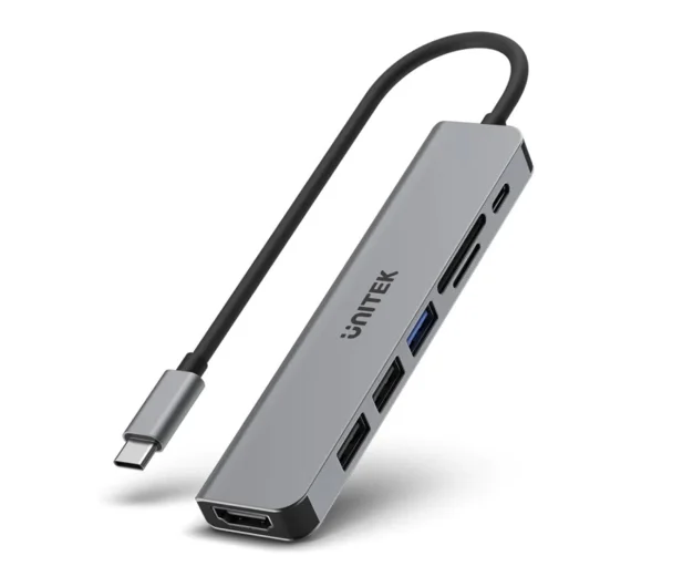 Hub Unitek USB-C 7w1