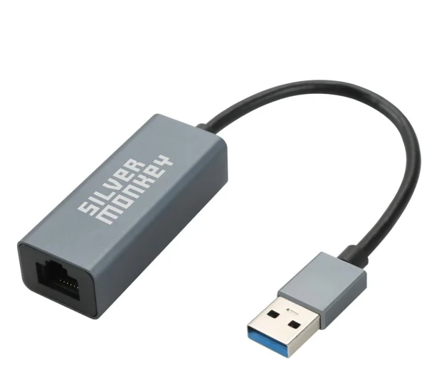 Adapter Silver Monkey Adapter USB 3.0 - RJ-45 1000 Mbps