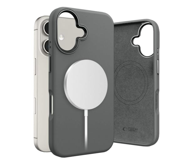 Etui - Tech-Protect Silicone Pure Magsafe do iPhone 16 clay