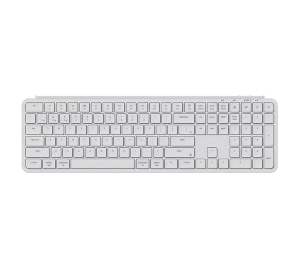 Klawiatura Bezprzewodowa Keychron B6 Pro Ultra Slim Bluetooth Full 100% Ivory White