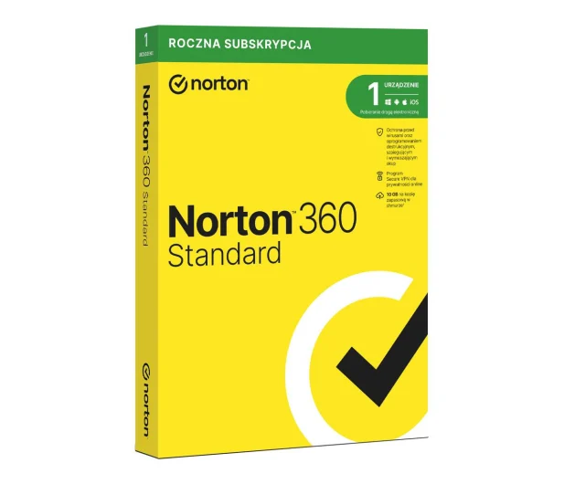 Program anty-wirusowy NortonLifeLock 360 Standard 1st. (12m)