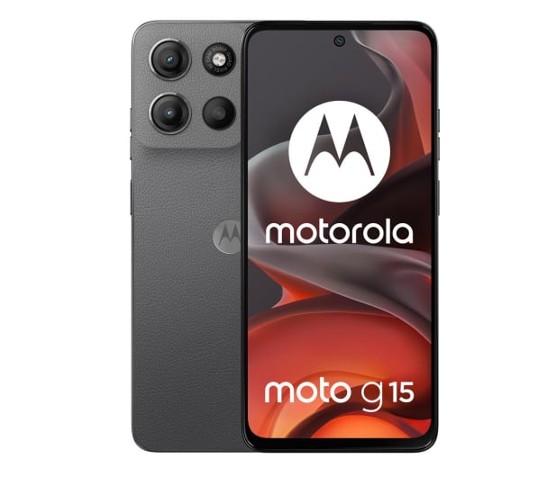 Smartfon Motorola moto g15 8/128GB Gravity Grey Z "blik płacę później" cena 349 zł + kupon 30 zł