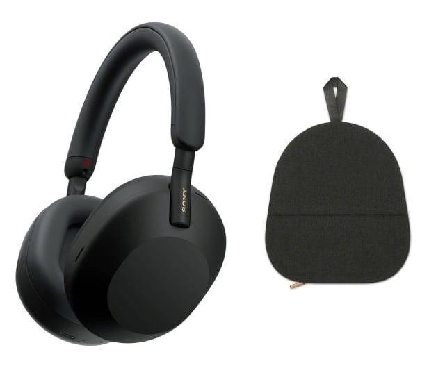 Słuchawki Sony WH-1000XM5 LDAC / Digital NC / Hi-Res Audio + W zestawie Twarde Etui + (Cena 889 zł z płatnością "Blik płacę później")