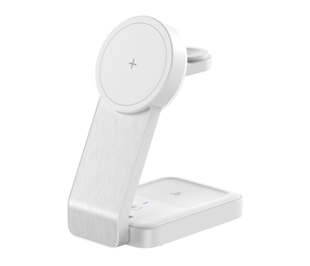 Ładowarka Indukcyjna Silver Monkey Alu MagCharger Qi2 3in1 biała