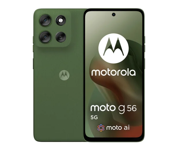 Smartfon Motorola moto g56 5G 8/256GB Dill 120Hz (zielony i niebieski)