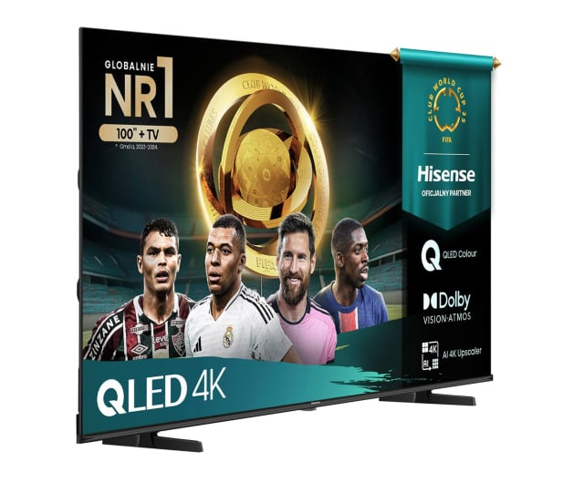 Telewizor Hisense 55E7Q 55" QLED 4K VIDAA Dolby Vision Atmos + Soundbar Hisense Gratis