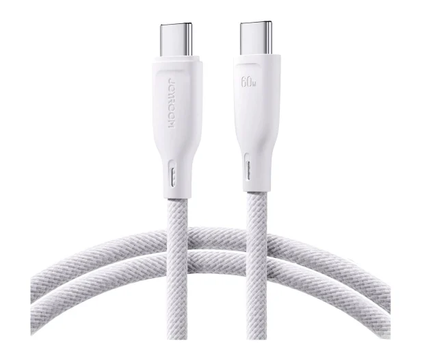JoyRoom Multi-Color Series S-A34 USB-C / USB-C PD 60W 1m - biały