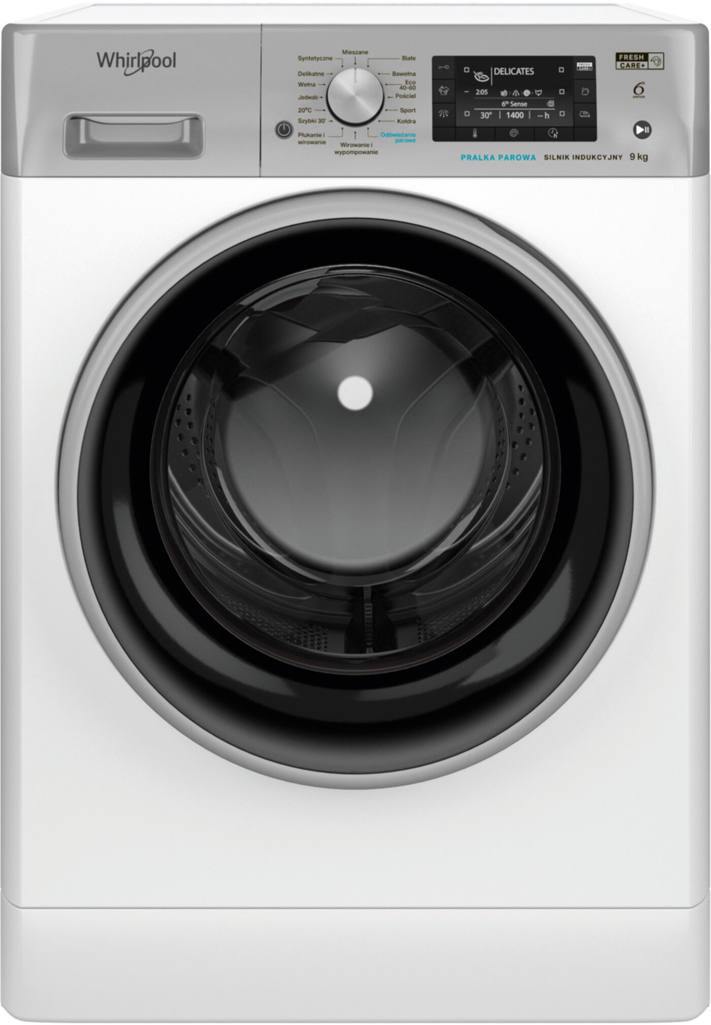 Pralka WHIRLPOOL MEFFD 9469 WSBSV PL 9kg 1400obr FreshCare+ Para Inverter