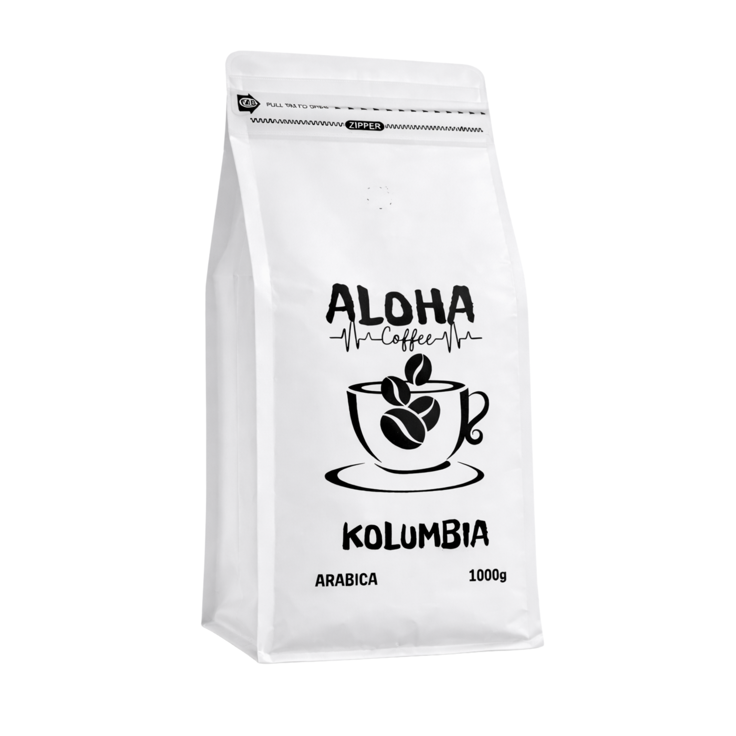 Kawa ziarnista 1KG KOLUMBIA ARABICA Świeżo Palona - CAFE PARADISE