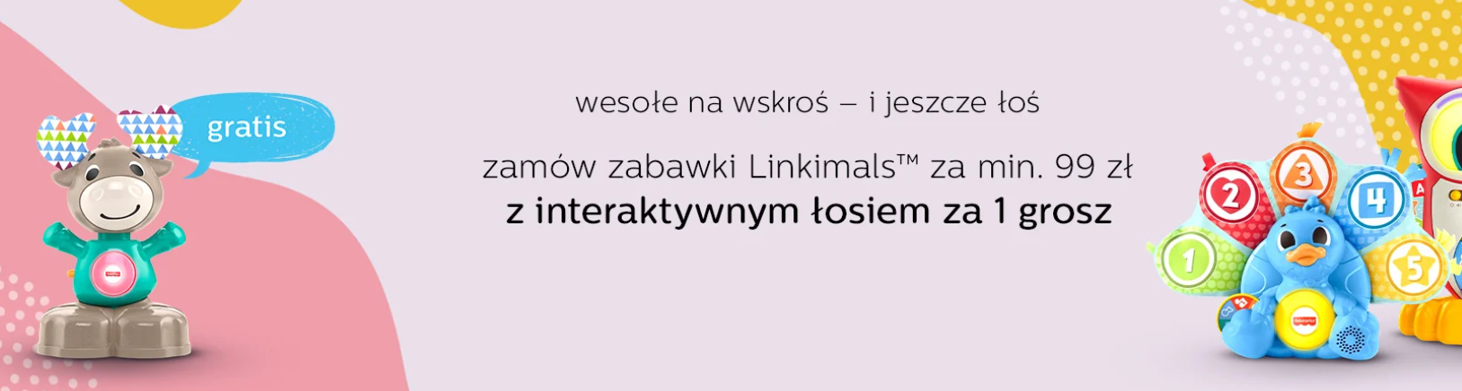 Zabawki interaktywne Linkimals Paw + Łoś