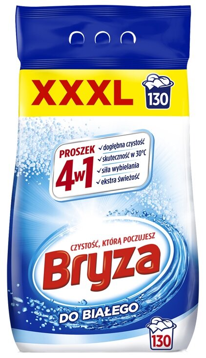 Proszek do prania BRYZA 4w1 White 8.45 kg do białych tkanin
