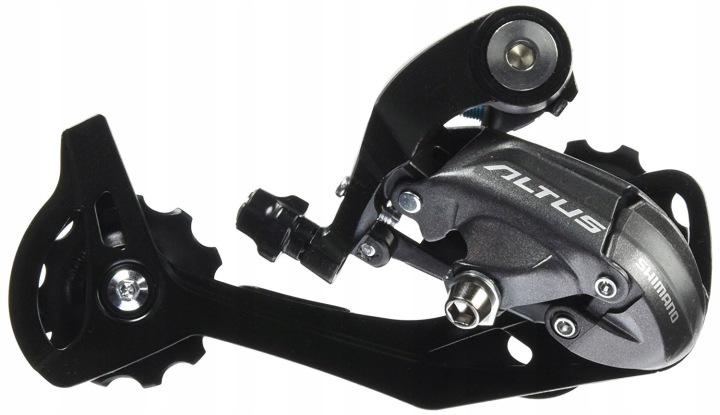 Przerzutka rowerowa tylna Shimano Altus RD-M370 SGS - długi wózek 9 rzędowa
