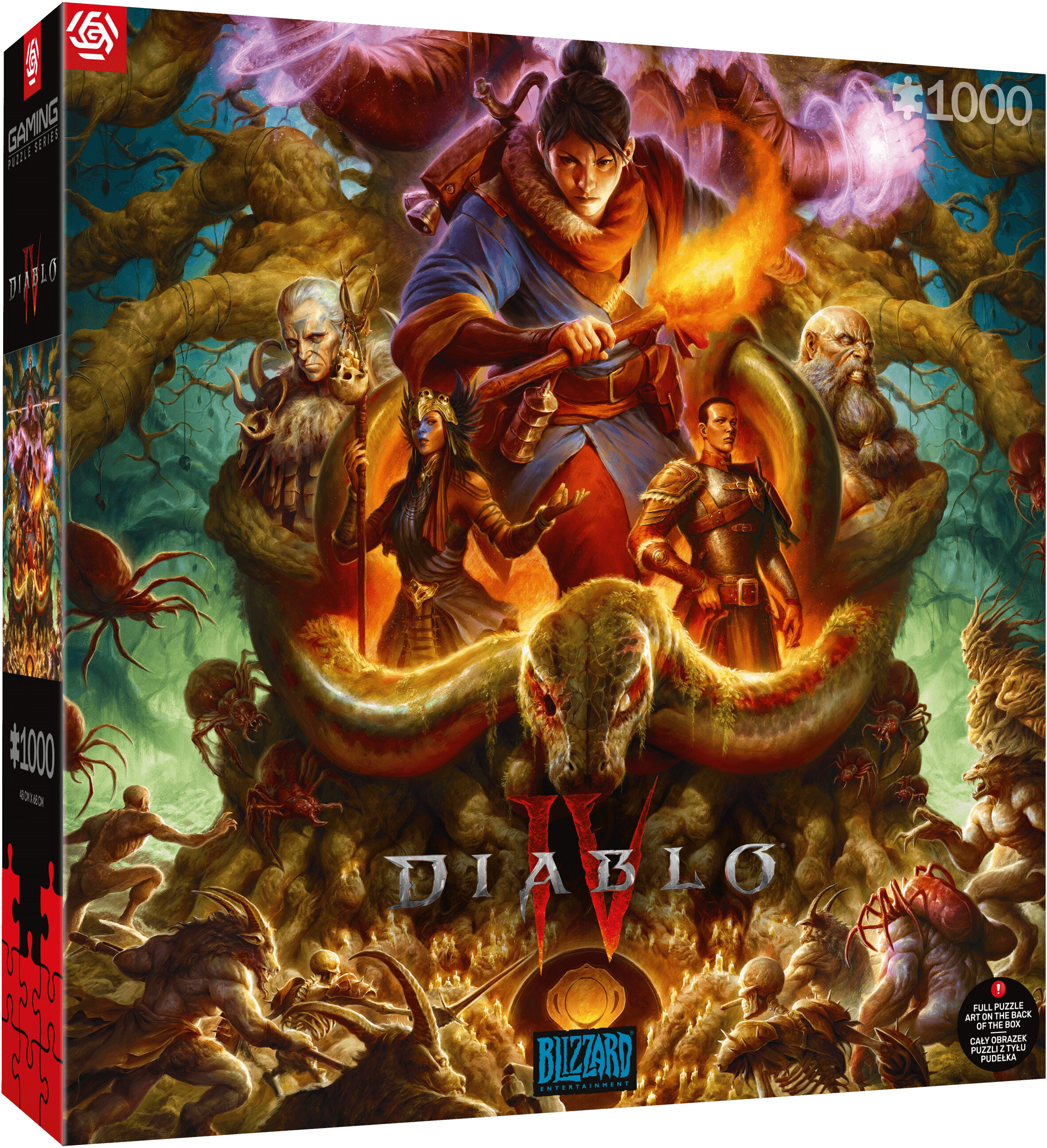 Puzzle CENEGA Merch: Gaming Diablo IV Horadrim (1000 elementów)