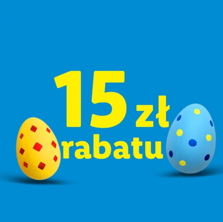 [Lidl] Kupon 15 zł na zakupy za min.150 zł