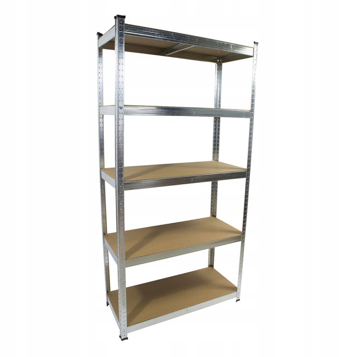Regał METALOWY magazynowy 150x75x30 warsztatowy 5 półek MOCNY garaż 875kg
