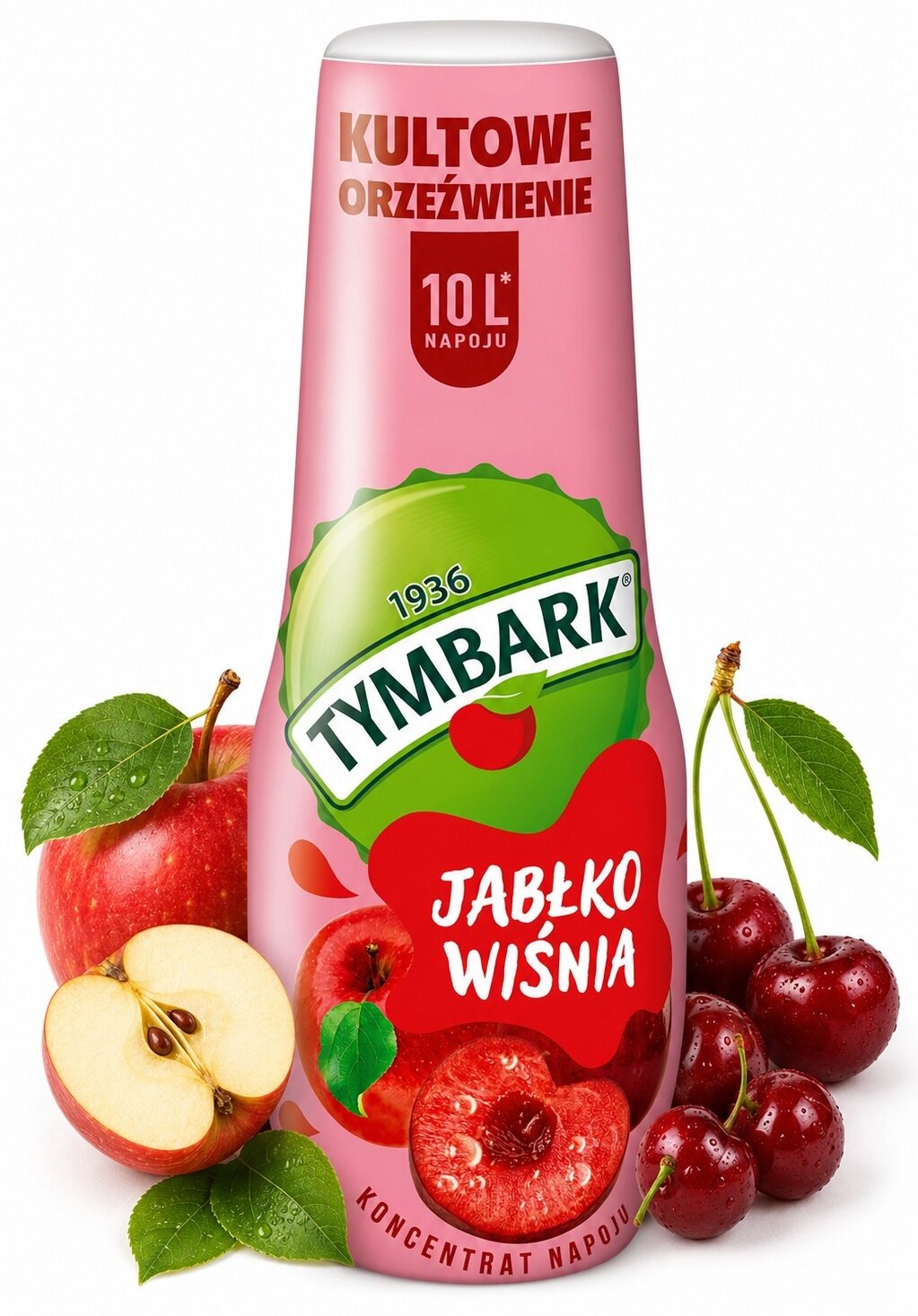 Koncentrat napoju TYMBARK Jabłko-wiśnia 500 ml