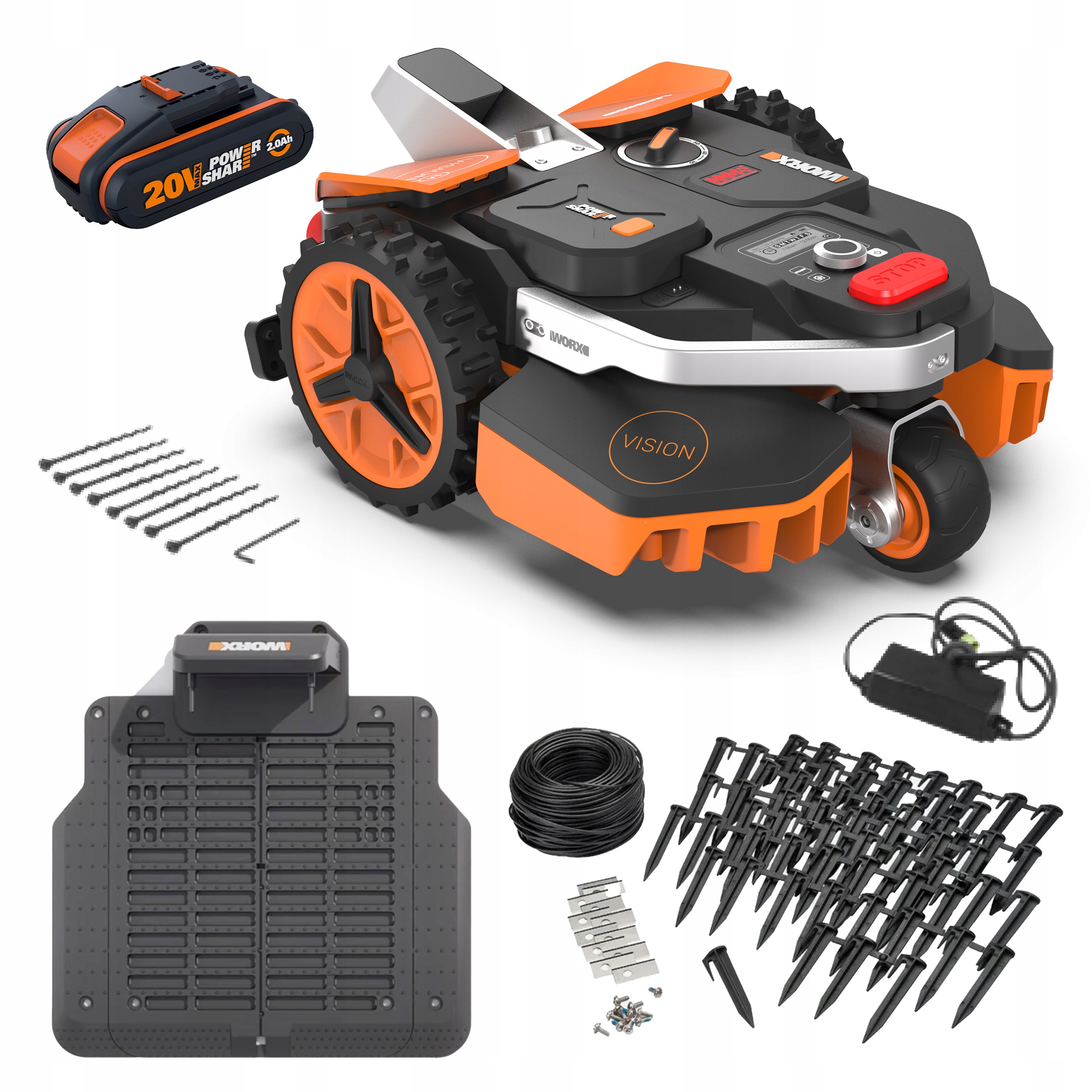 Robot koszący WORX Landroid Vision M600 WR206E + Garaż WA0825