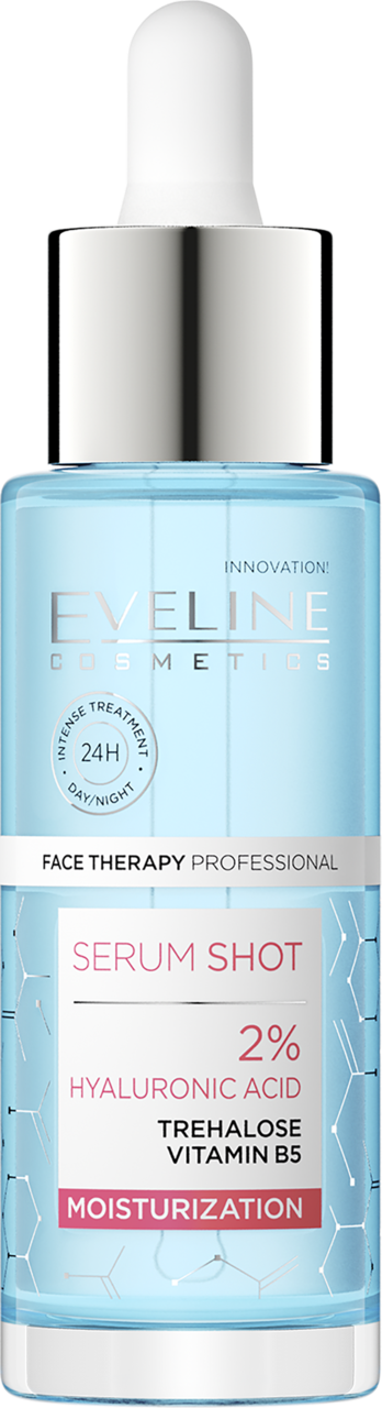Serum do twarzy, kuracja nawilżająca, 2% Kwas Hialuronowy Face Therapy Professional Serum Shot
