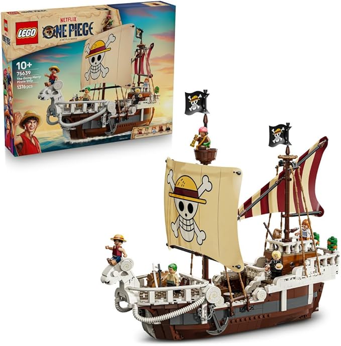 LEGO ONE PIECE Statek piracki Going Merry, model z 5 minifigurkami