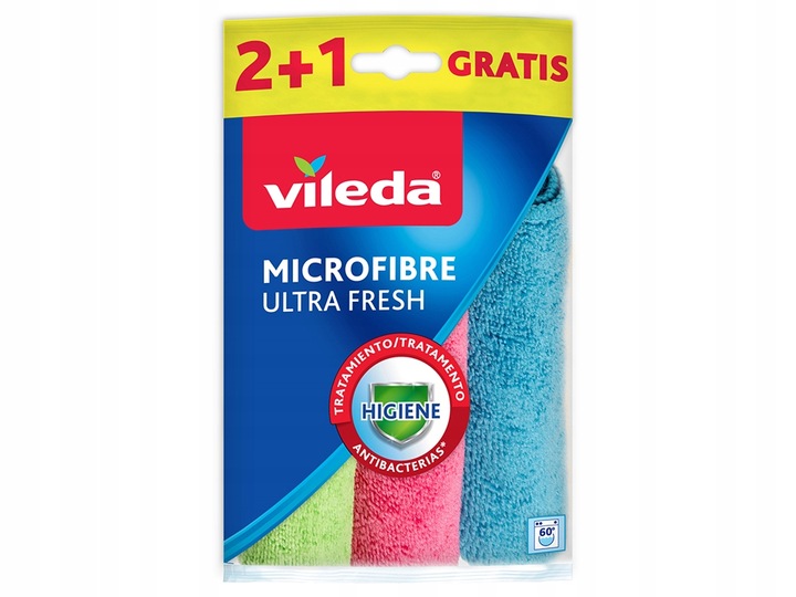 Ściereczka mikrofibrowa Ultra Fresh Vileda 3 szt