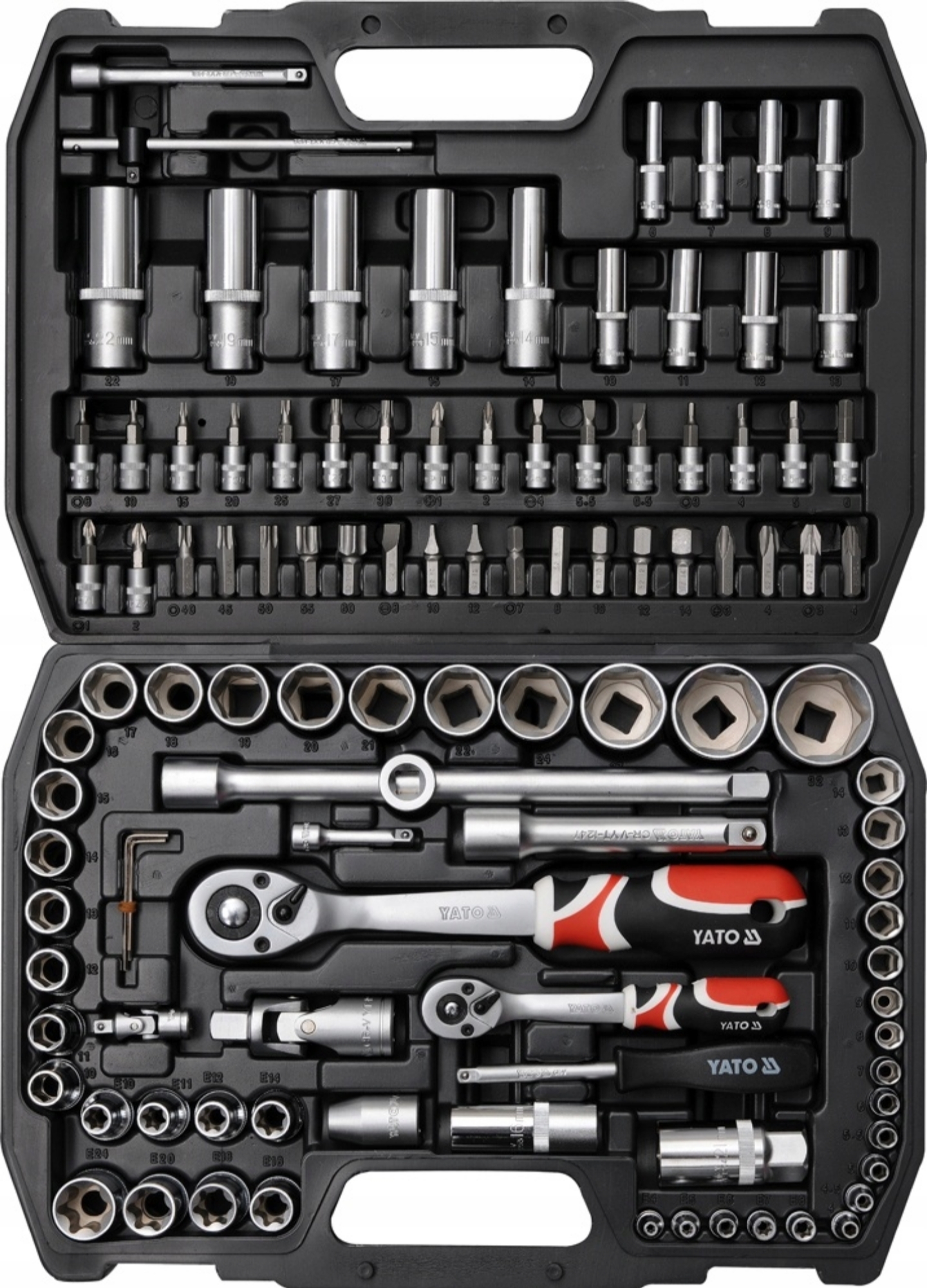 Yato YT-38791 - zestaw narzędziowy, 108 części