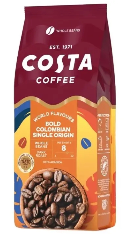 Kawa ziarnista Costa Coffee Bold Colombian Single Origin 500g