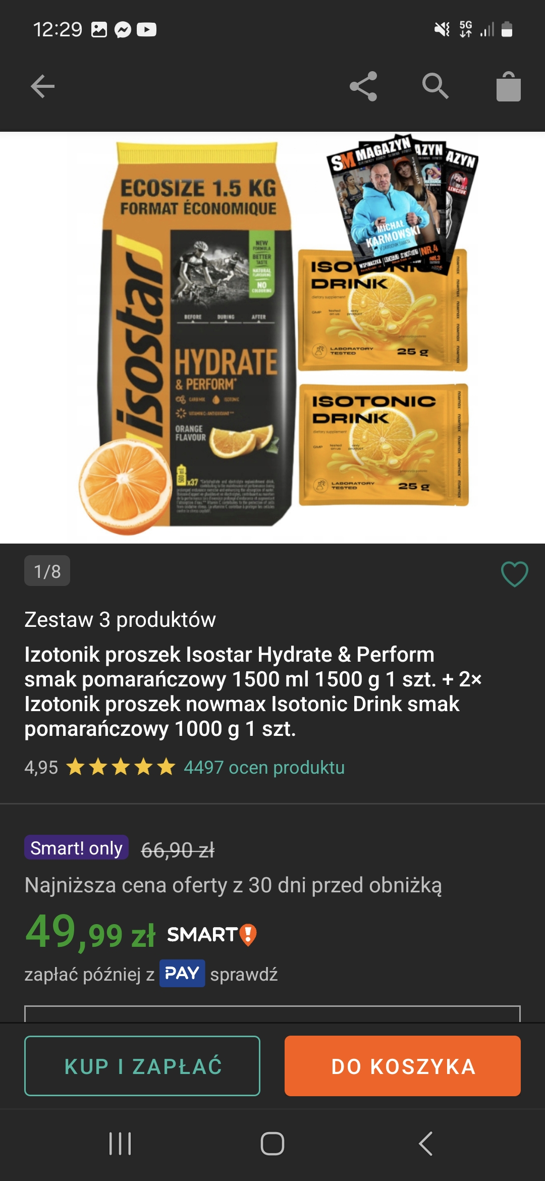 Isostar Koncentra 1500 g napój izotoniczny + 2 saszetki