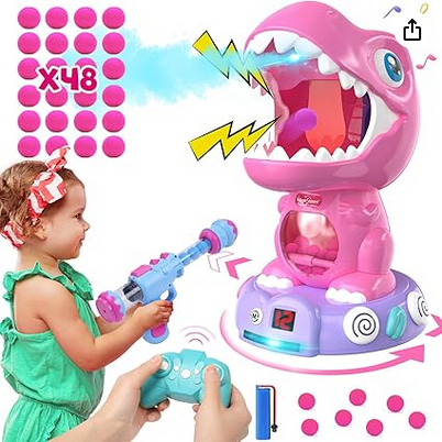 Dinosaur zabawka do strzelania dla dzieci Amazon