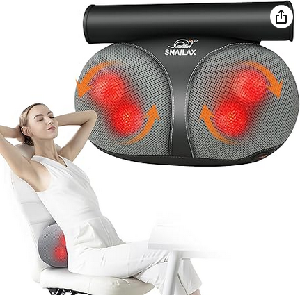 Poduszka do masażu Snailax Shiatsu z ciepłem Amazon
